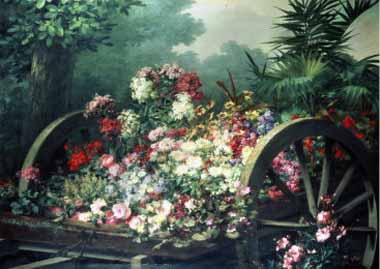 Painting Code#6378-Desire De Keghel - Abundance of Flowers