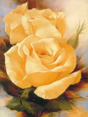 Painting Code#6506-I g o r  L e v a s h o v - Yellow Roses