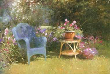 Painting Code#6515-Allan Myndzak - A Conor in Garden