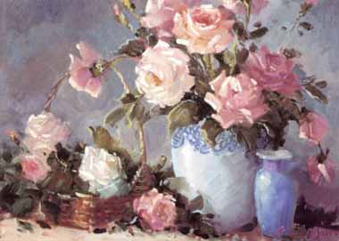 Painting Code#6536-Hedi Moran - Joyce&#039;s Roses