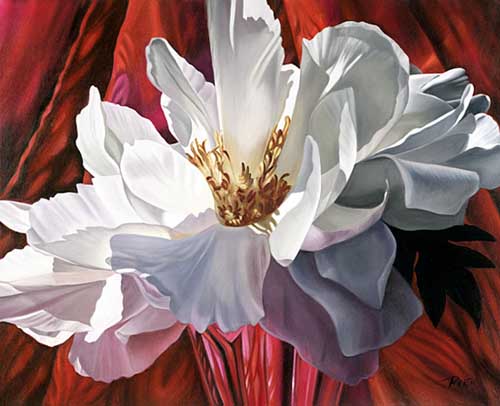 Painting Code#6571-White Flowers