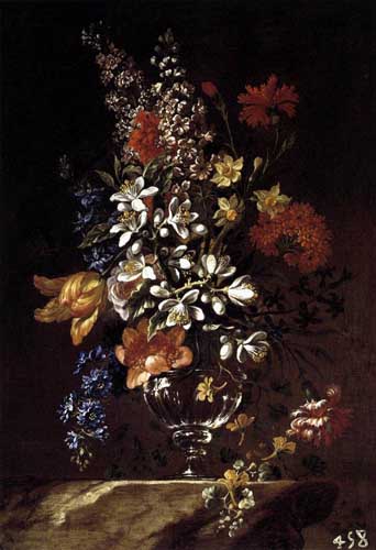 Painting Code#6660-Perez Sierra, Francisco(Spain): Vase of Flowers
