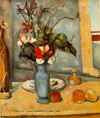 Painting Code#6671-Cezanne, Paul: The Blue Vase