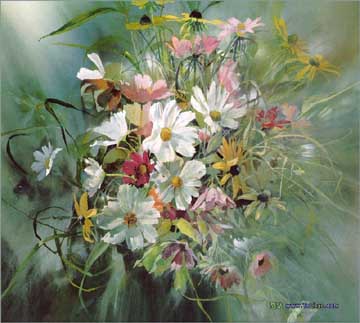 Painting Code#6679-Blish Carolyn: Flowers