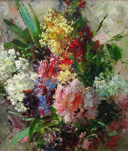 Painting Code#6685-Graves, Abbott Fuller(USA): Summer Bouquet