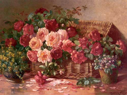 Painting Code#6686-Graves, Abbott Fuller(USA): Floral Still Life