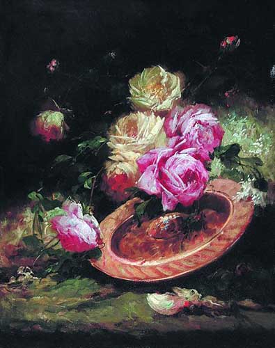 Painting Code#6688-Graves, Abbott Fuller(USA): Roses