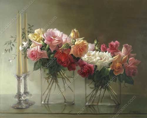 Painting Code#6730-Jill Kirstein - Floral Tranquiltiy
