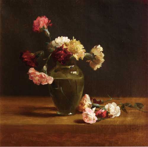 Painting Code#6736-Charles Ethan Porter - Carnations