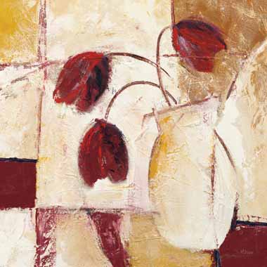 Painting Code#70097-Red Flowers