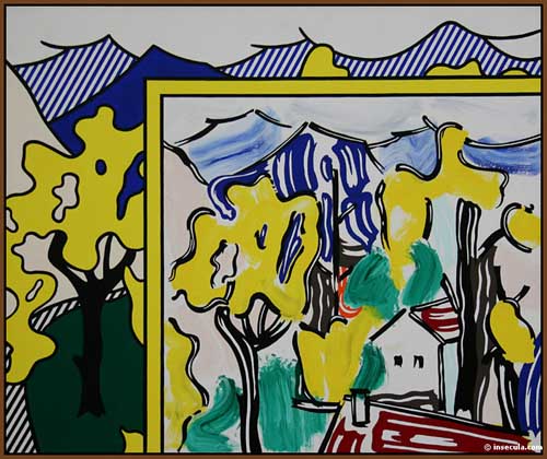 Painting Code#7026-Roy Lichtenstein: Painting in Landscape