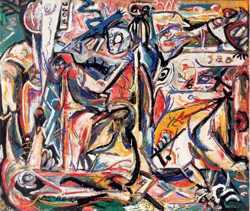 Painting Code#70298-Jackson Pollock - Circumcision