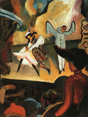Painting Code#70355-Macke, August - Russian Ballet I