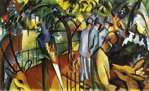 Painting Code#70360-Macke, August - Zoological Garden I