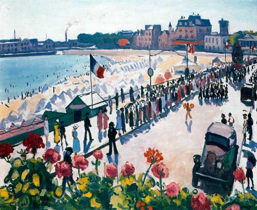 Painting Code#70437-Albert Marquet - Fiesta en Sables d O&#039;lonne
