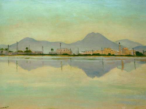 Painting Code#70439-Albert Marquet - Le canal de Tunis