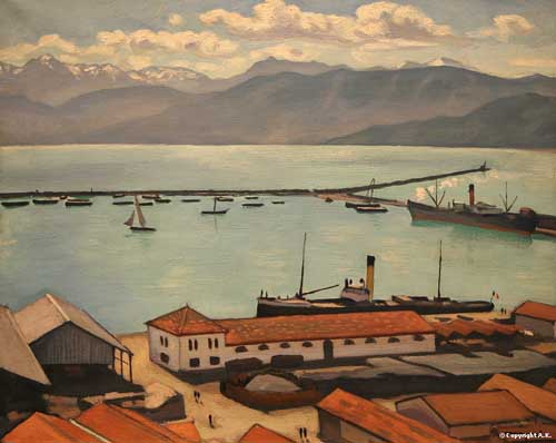 Painting Code#70443-Albert Marquet - Port de Bougies, Alger