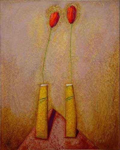 Painting Code#70454-Red Tulips 