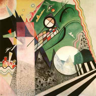 Painting Code#70538-Kandinsky, Wassily - Green Composition