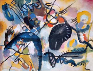 Painting Code#70560-Kandinsky, Wassily - Black Mark