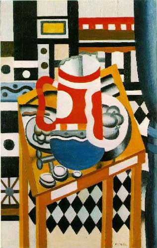 Painting Code#70592-Leger, Fernand(France) - Still Life with a Beer Mug