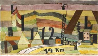 Painting Code#70593-Klee, Paul - Station L 112, 14 km