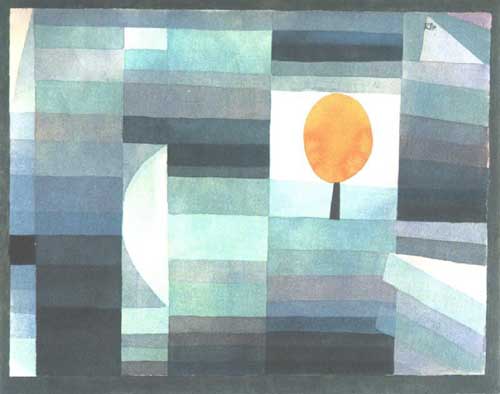 Painting Code#70598-Klee, Paul - The Messenger of Autumn
