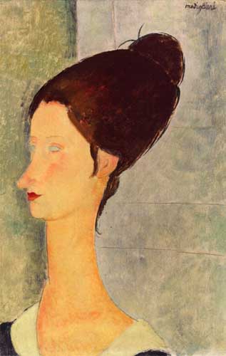 Painting Code#70781-Modigliani, Amedeo - Jeanne Hebuterne