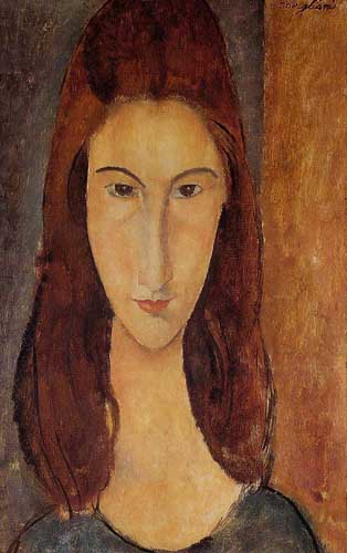 Painting Code#70782-Modigliani, Amedeo - Jeanne Hebuterne 