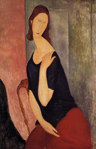 Painting Code#70796-Modigliani, Amedeo - portrait de madame L