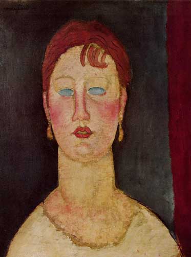 Painting Code#70846-Modigliani, Amedeo - The Singer from Nice