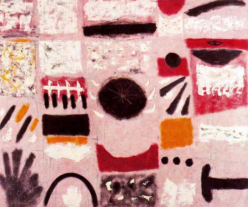 Painting Code#70875-Adolph Gottlieb - Tournament