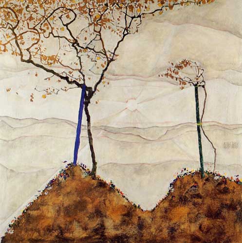 Painting Code#70916-Egon Schiele - Autumn Sun I