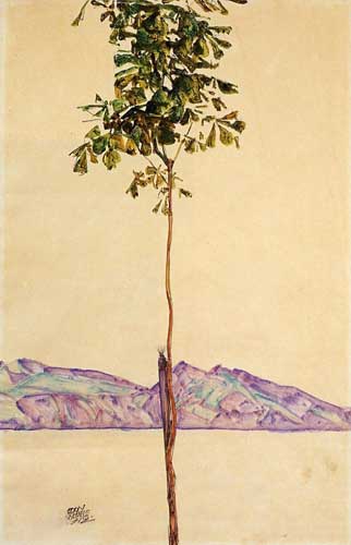 Painting Code#70925-Egon Schiele - Little Tree