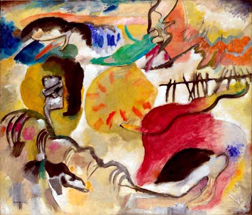 Painting Code#70978-Kandinsky, Wassily - Improvisation 27, Garden of Love II, 120.3x140.3 cm