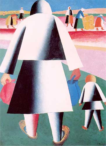 Painting Code#7101-Malevich, Kasimir(Russian, Suprematism): To Harvest