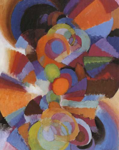 Painting Code#7104-Stanton MacDonald Wright - Abstraction on Spectrum