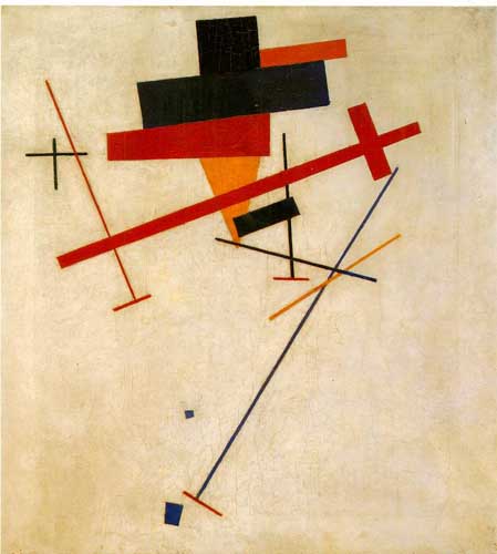Painting Code#7184-Malevich, Kasimir (Russian) - Suprematist Painting