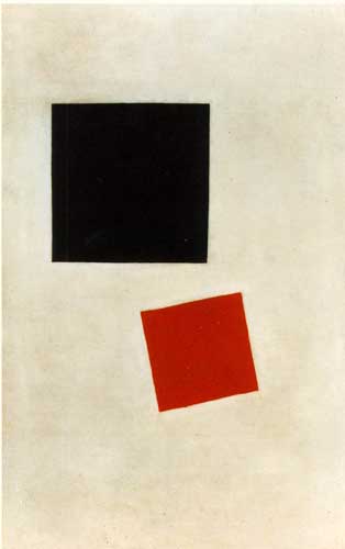 Painting Code#7189-Malevich, Kasimir(Russian, Suprematism): Black Square and Red Square