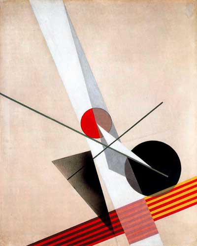 Painting Code#7218-Laszlo Moholy-Nagy - Composition A XXI
