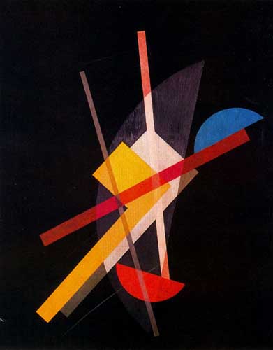 Painting Code#7221-Laszlo Moholy-Nagy - Hungarian