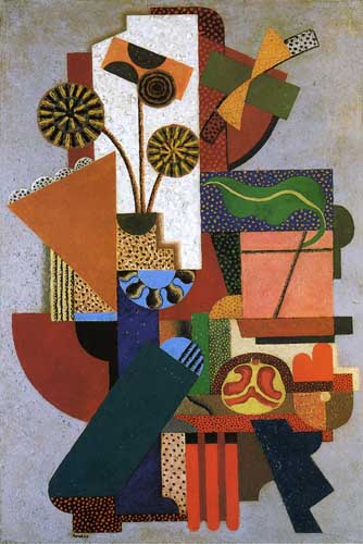 Painting Code#7230-Auguste Herbin - Composition