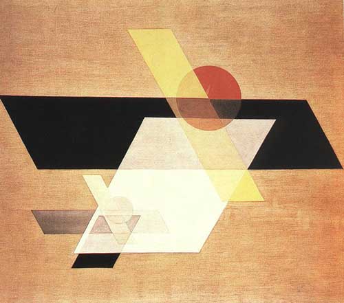 Painting Code#7317-Laszlo Moholy-Nagy - Composition A II