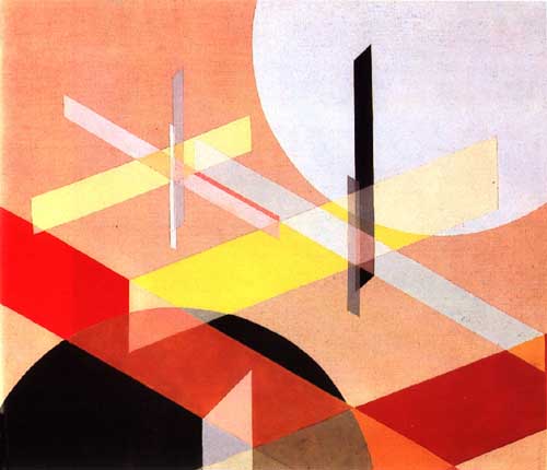 Painting Code#7318-Laszlo Moholy-Nagy - Composition Z VIII