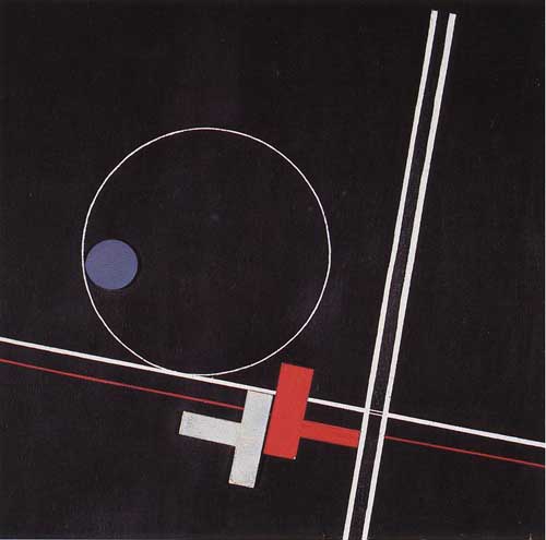 Painting Code#7319-Laszlo Moholy-Nagy - Untitled Construction