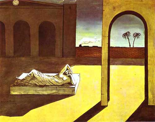 Painting Code#7323-Chirico, Giorgio de - The Soothsayer&#039;s Recompense