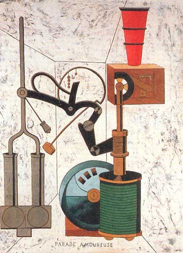 Painting Code#7496-Francis Picabia - Parade Amoureuse