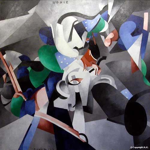 Painting Code#7499-Francis Picabia - Udnie