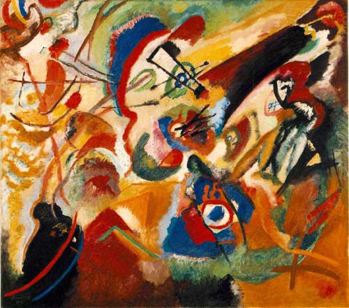 Painting Code#7528-Kandinsky, Wassily: Fragment 2 for Composition VII