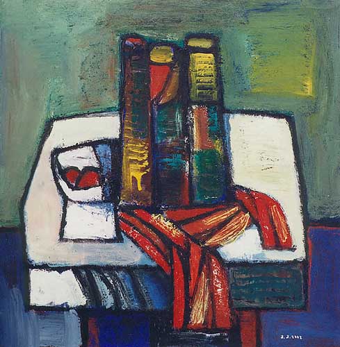 Painting Code#7667-Abstract Still Life